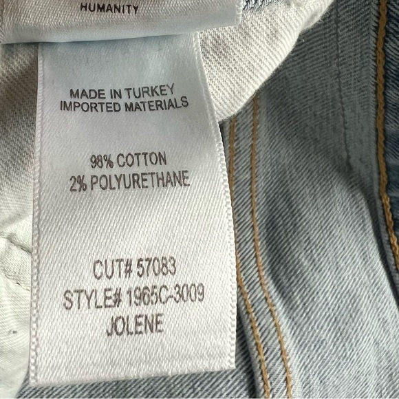 Citizens of Humanity Jolene Cropped Straight Leg Jeans Blue Jay Denim Women’s 29 - Picture 12 of 13